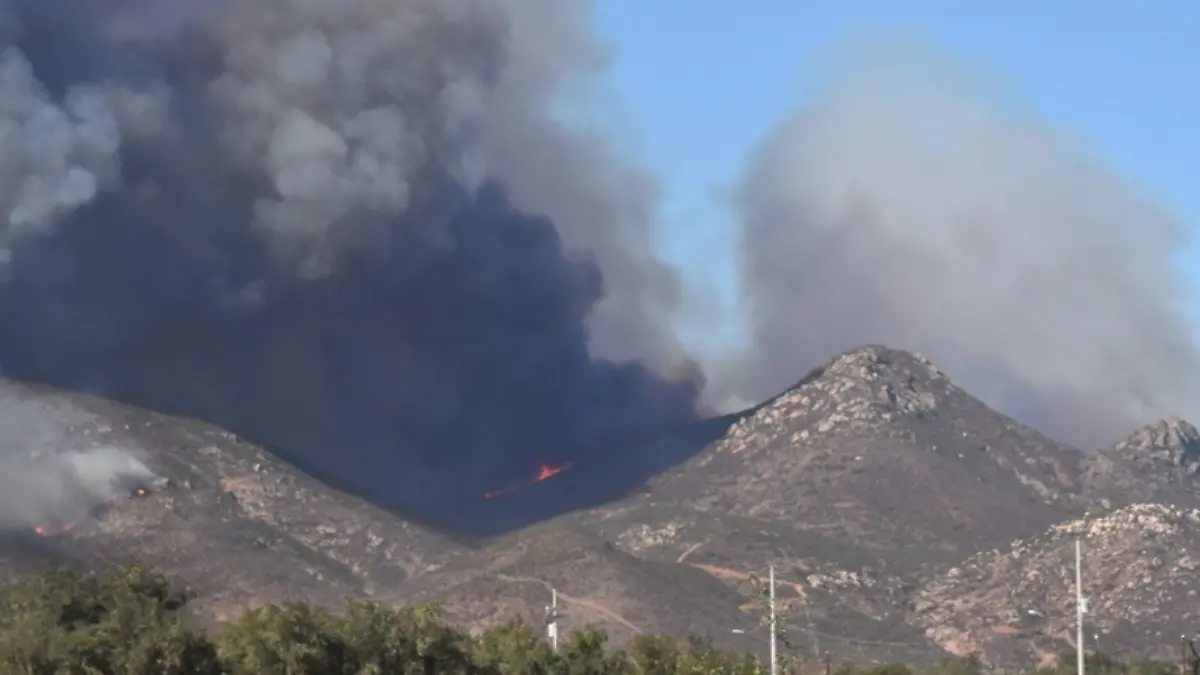 Incendio Ensenada